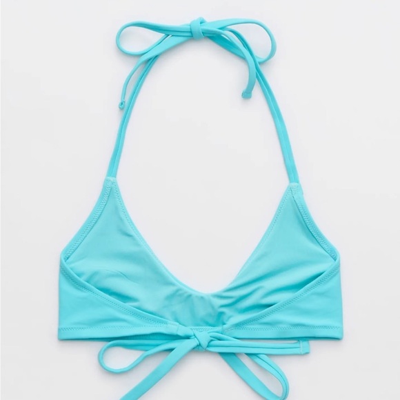 Aerie • NWY Blue Voop Studded Women's Bikini Top - Picture 4 of 9